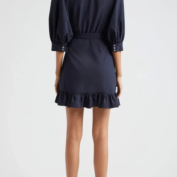 Cinq à Sept Navy Mini Dress - Picture 2 of 6